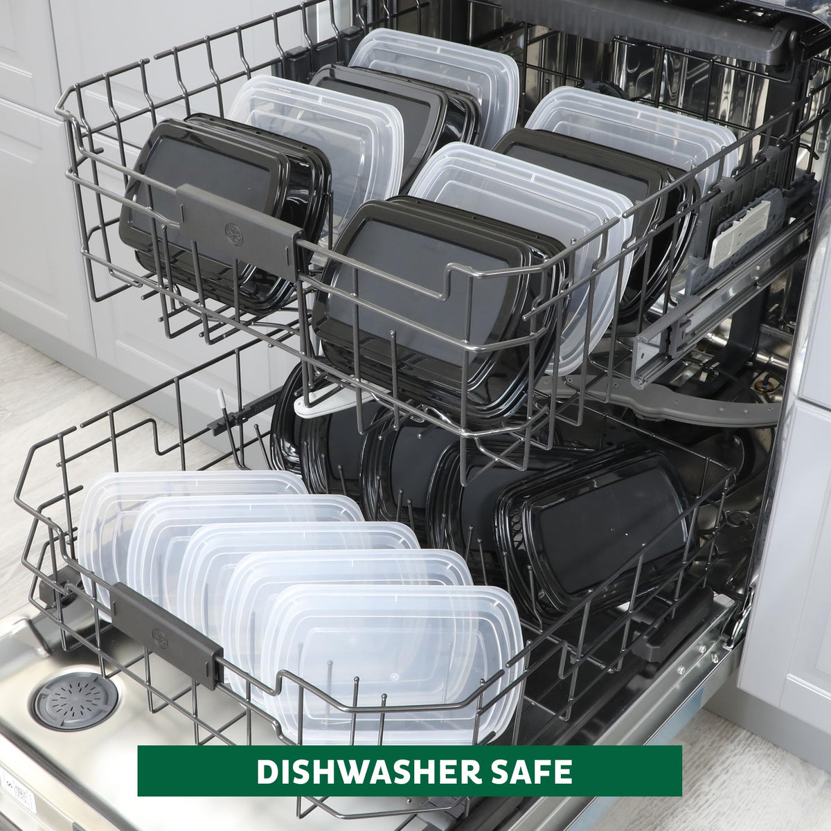 Freshware microwave-safe container ready for reheating convenient prep