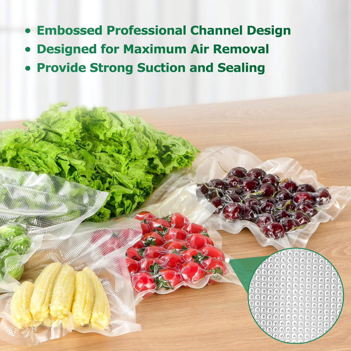 FRESKO bag used for sous vide cooking.