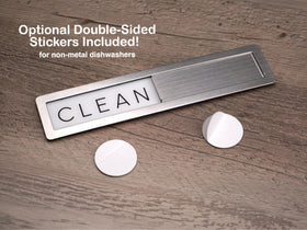 FridayVibez includes stickers for non-magnetic surfaces for versatile placement