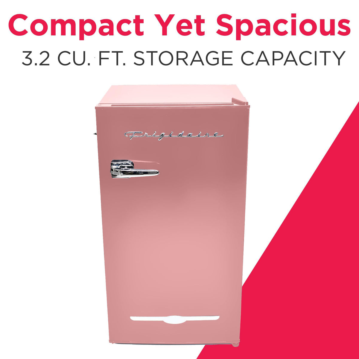 Frigidaire EFR376 compact fridge fits small offices and desks.