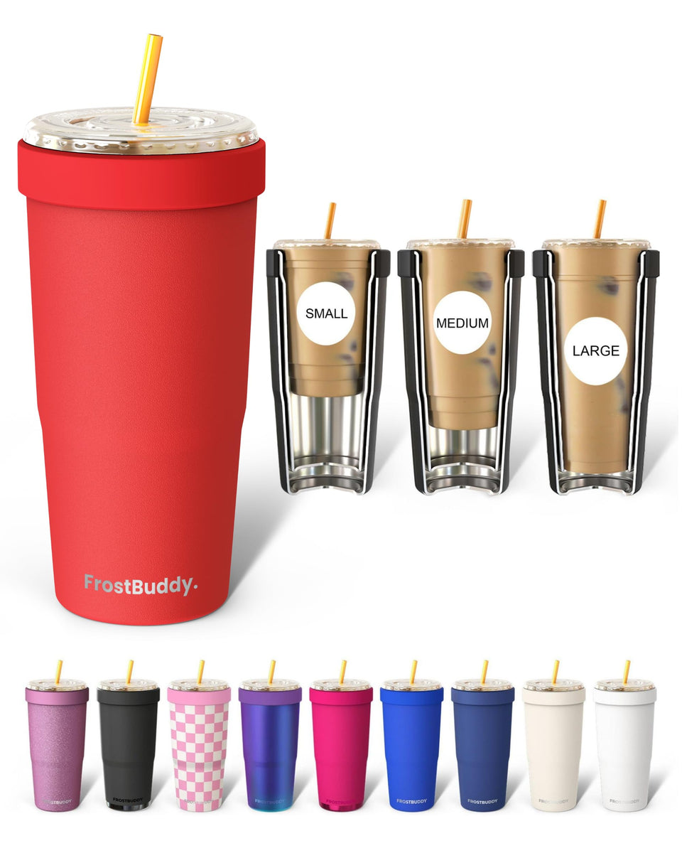 Frost Buddy Togo Buddy 30oz front view showcases travel-ready stainless steel design