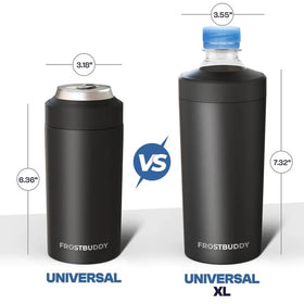 Frost Buddy universal-can-cooler great for backyard parties and gatherings.