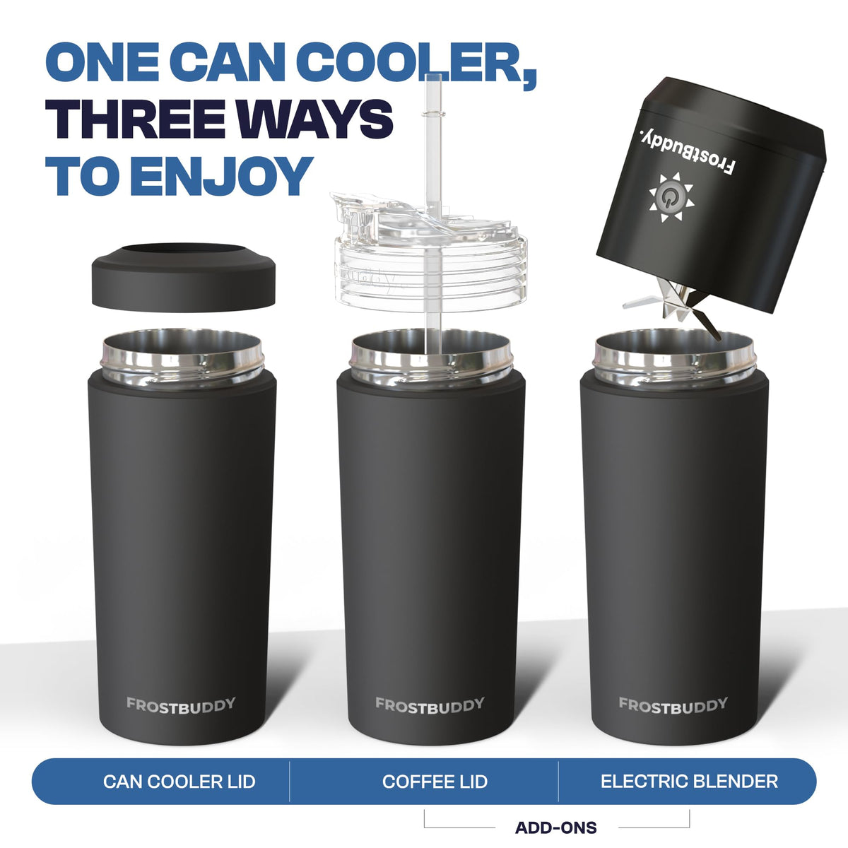 Frost Buddy XL with 24oz bottle emphasizes large-capacity option for gatherings.