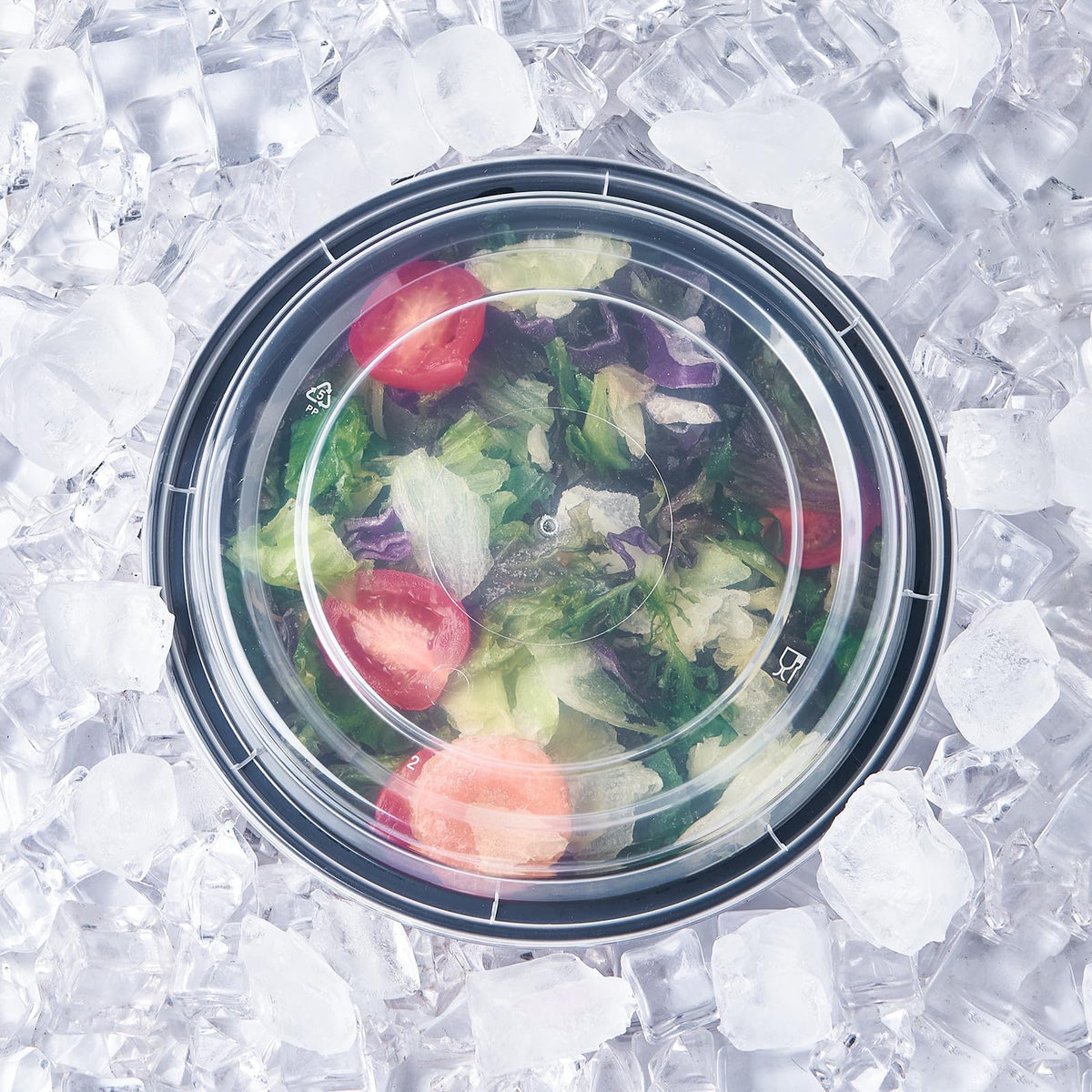 FULING stackable meal prep bowls saved in a tidy fridge