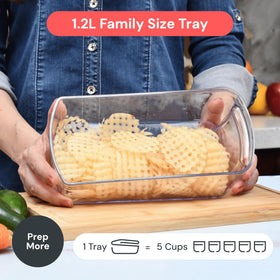 Fullstar non-slip base keeps chopping steady.