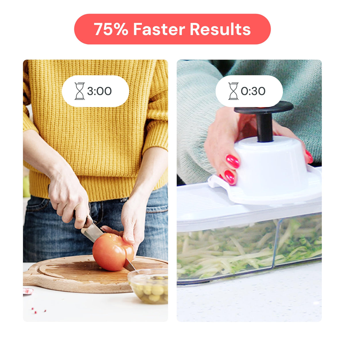 Fullstar durable, BPA-free build ensures safe, long-lasting kitchen performance.