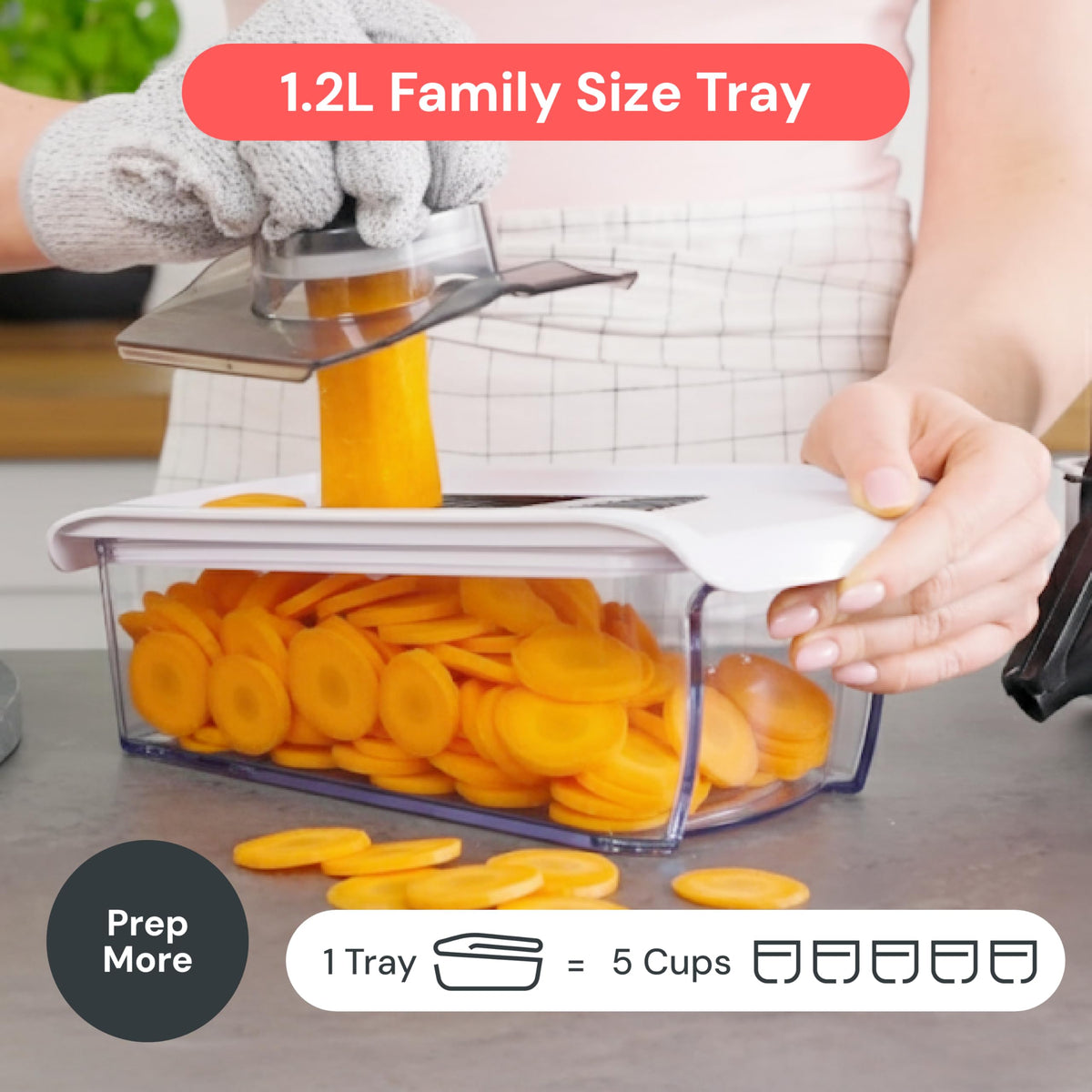 Fullstar mandoline dishwasher-safe design with cleaning tool for simple maintenance