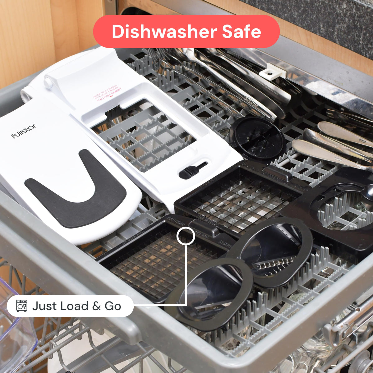 Compact design of the Fullstar chopper fits neatly in drawers.
