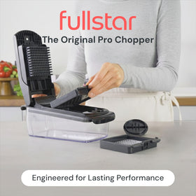 Fullstar Original Pro Chopper with razor-edged blades for precise cuts.