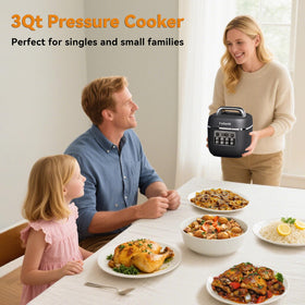 Fullwill Electric Pressure Cooker Lite cETL approved with 1-year assurance.
