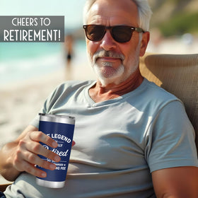 FUNITZ dad coworker or friend gift tumbler suits many retirement occasions