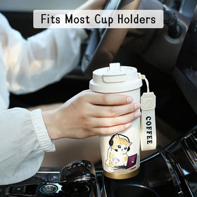 Funkrin mug fits most cup holders for easy commuting