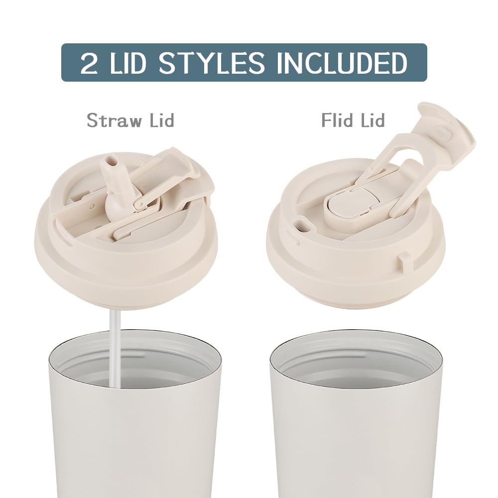 Funkrin mug with double-wall insulation keeps drinks hot or cold