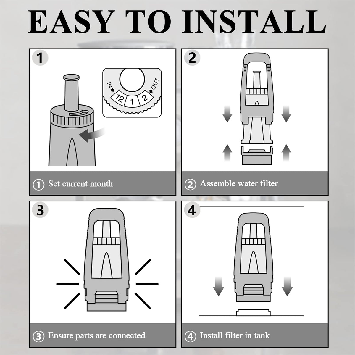 Funmit filter inserted into Breville filter holder during installation