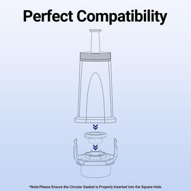 Four-pack Funmit filters ready for replacement in Breville machines