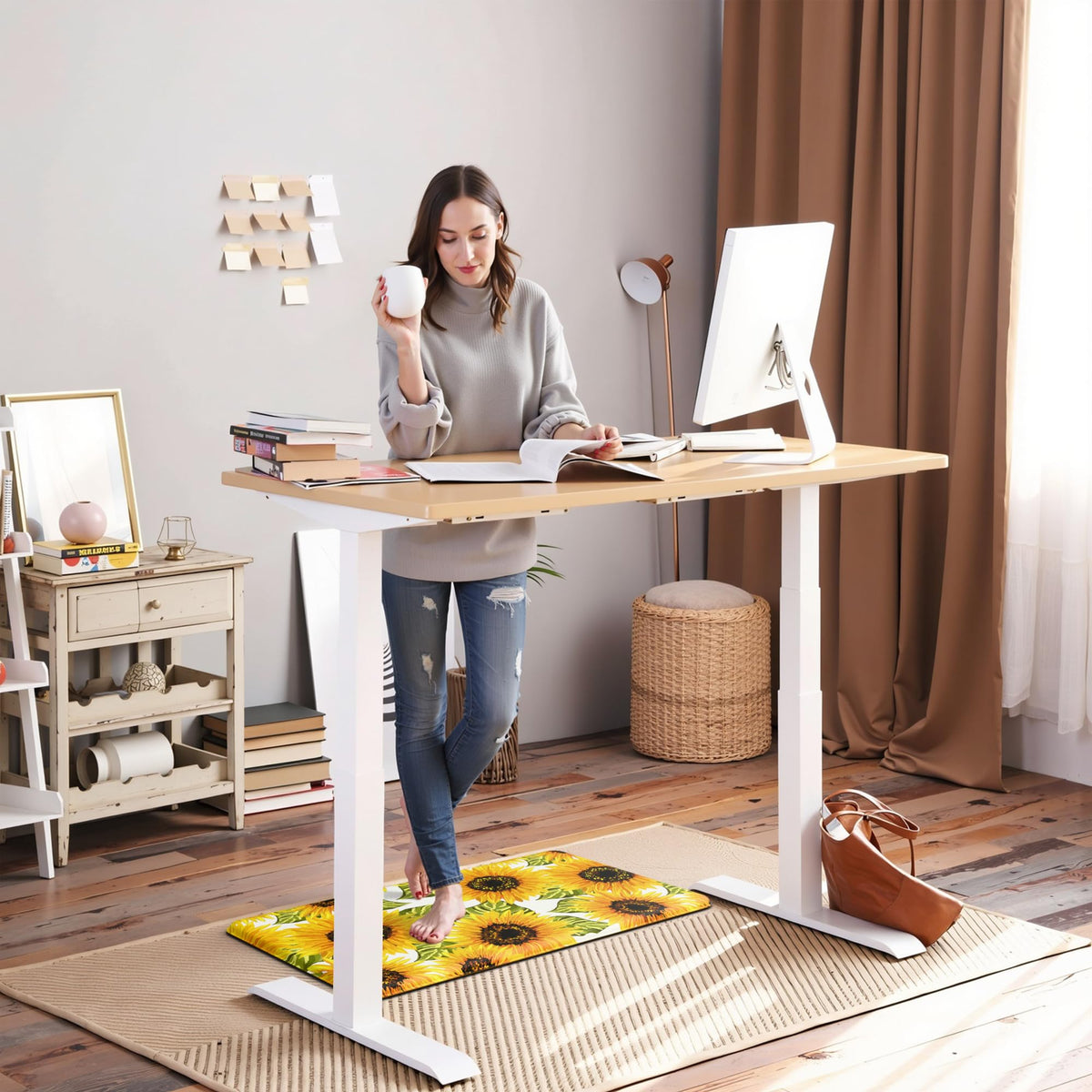 FYATHM durable PVC mat ready for daily kitchen use.