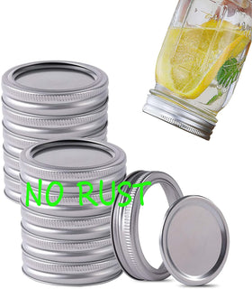 FZCWAHJK regular-mouth lids and bands for secure, repeatable canning.