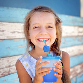 FZR Legend blue Building Blocks straw durable for kids’ celebrations