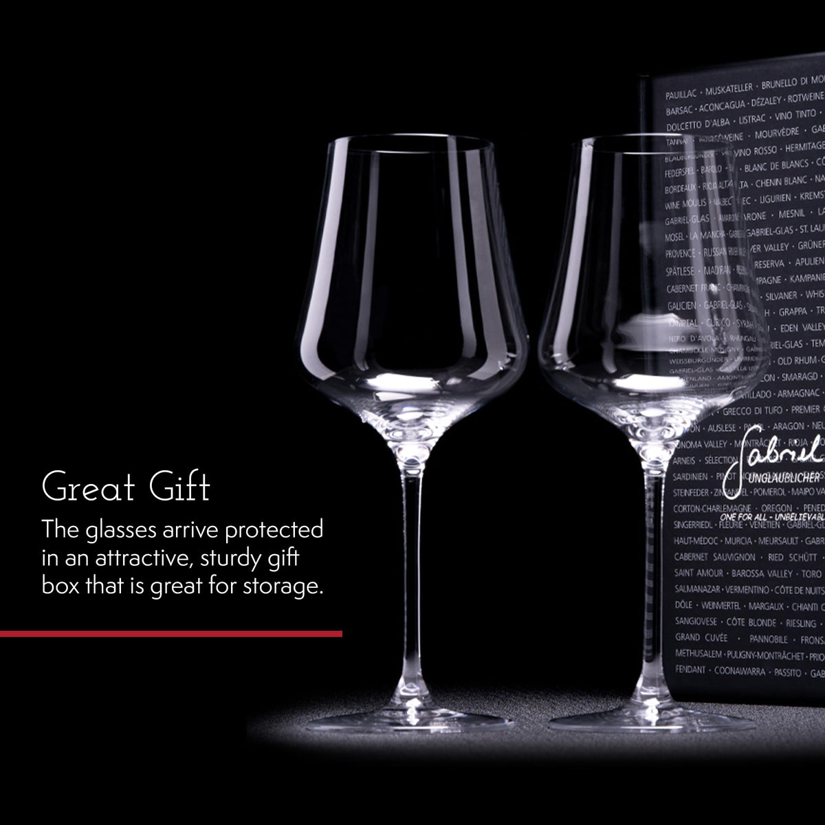 Gabriel-Glas StandArt is sommelier-favorite for consistent wine service.
