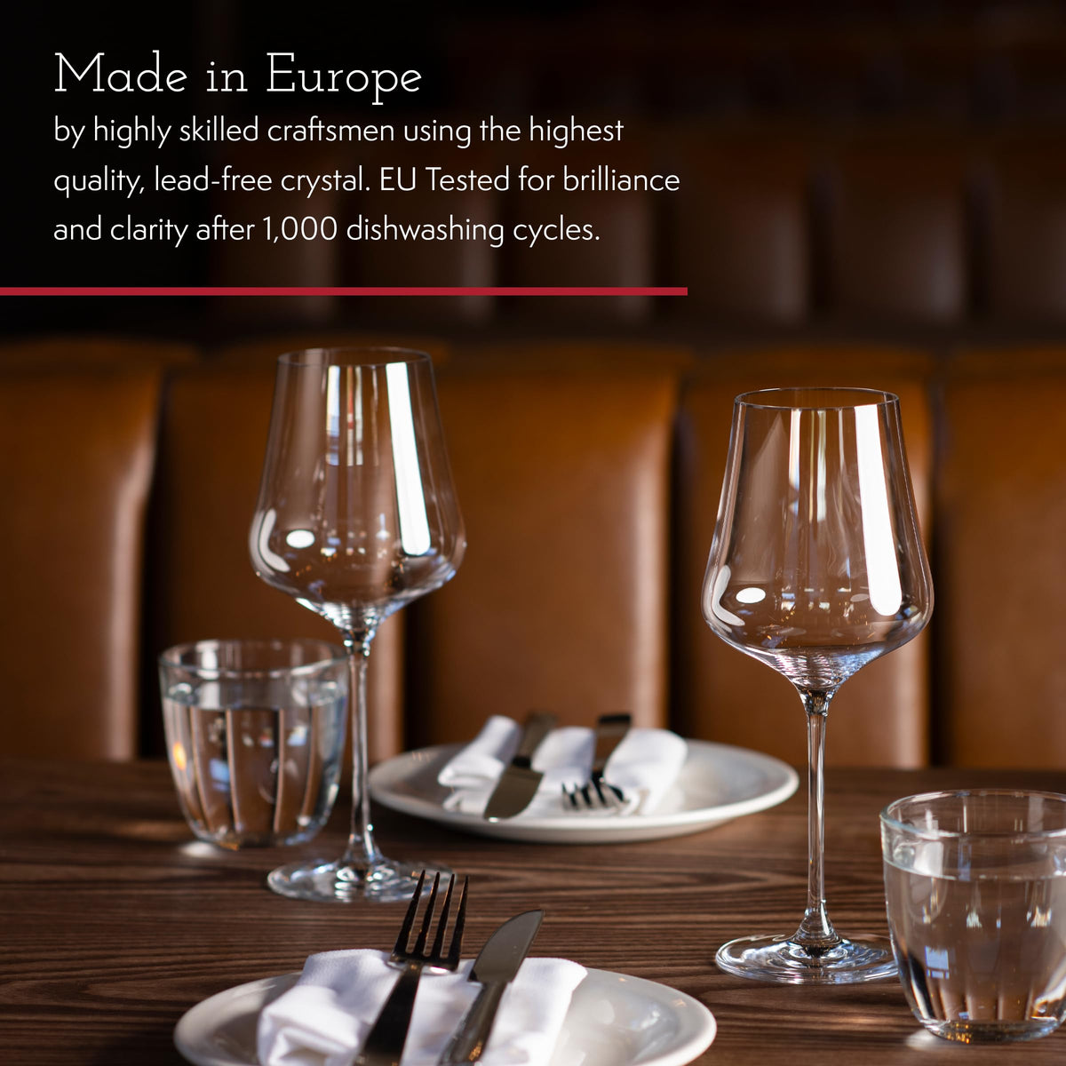 Gabriel-Glas StandArt glass showcases wine color for vibrant presentations.