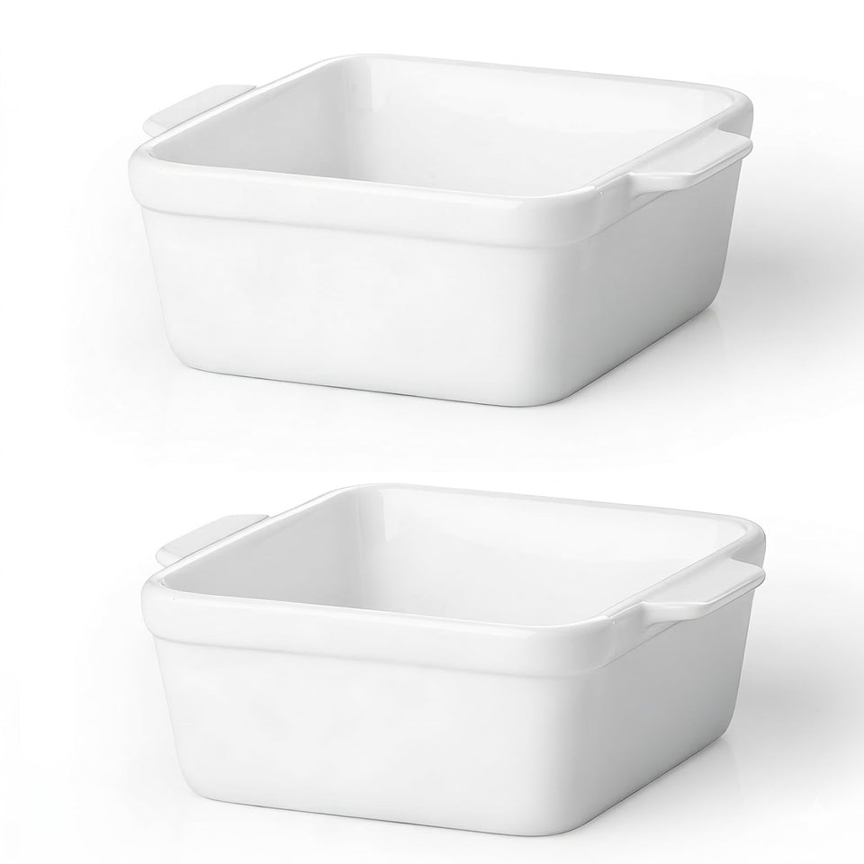 Gacoree 5x5 baking dish in oven-ready setup, ideal for single-portion meals.