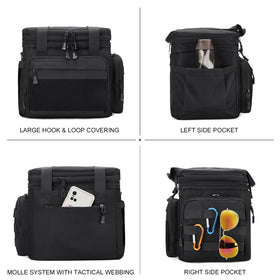 Gafetrey dual-pocket design with side and front pouches for accessories
