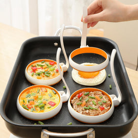 GAGAQI dishwasher-safe egg rings for quick cleanup