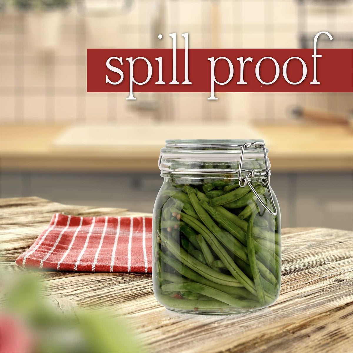 Galashield dishwasher safe glass jar easy to clean in busy kitchens