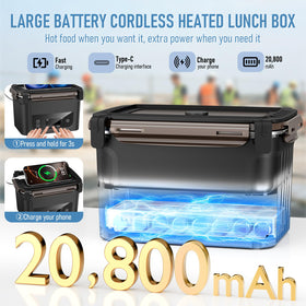 GALOKEO large capacity 6.3 cups for hearty meals at the office or site