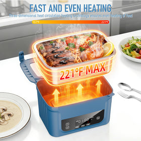 GALOKEO uniform heating system distributes heat evenly for tender, flavorful results.