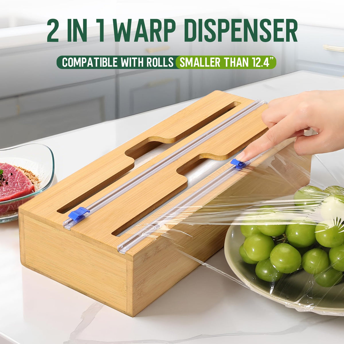 Gamtik 3.5-inch wrap organizer fits various drawer heights.