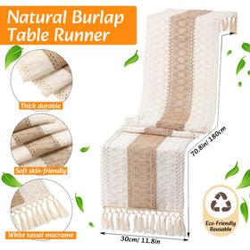 Gandeer handmade rattan storage basket keeps placemats neatly organized.