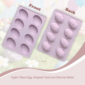 GARBODIY embossed Easter egg cavities offer eye-catching designs for creative party desserts.