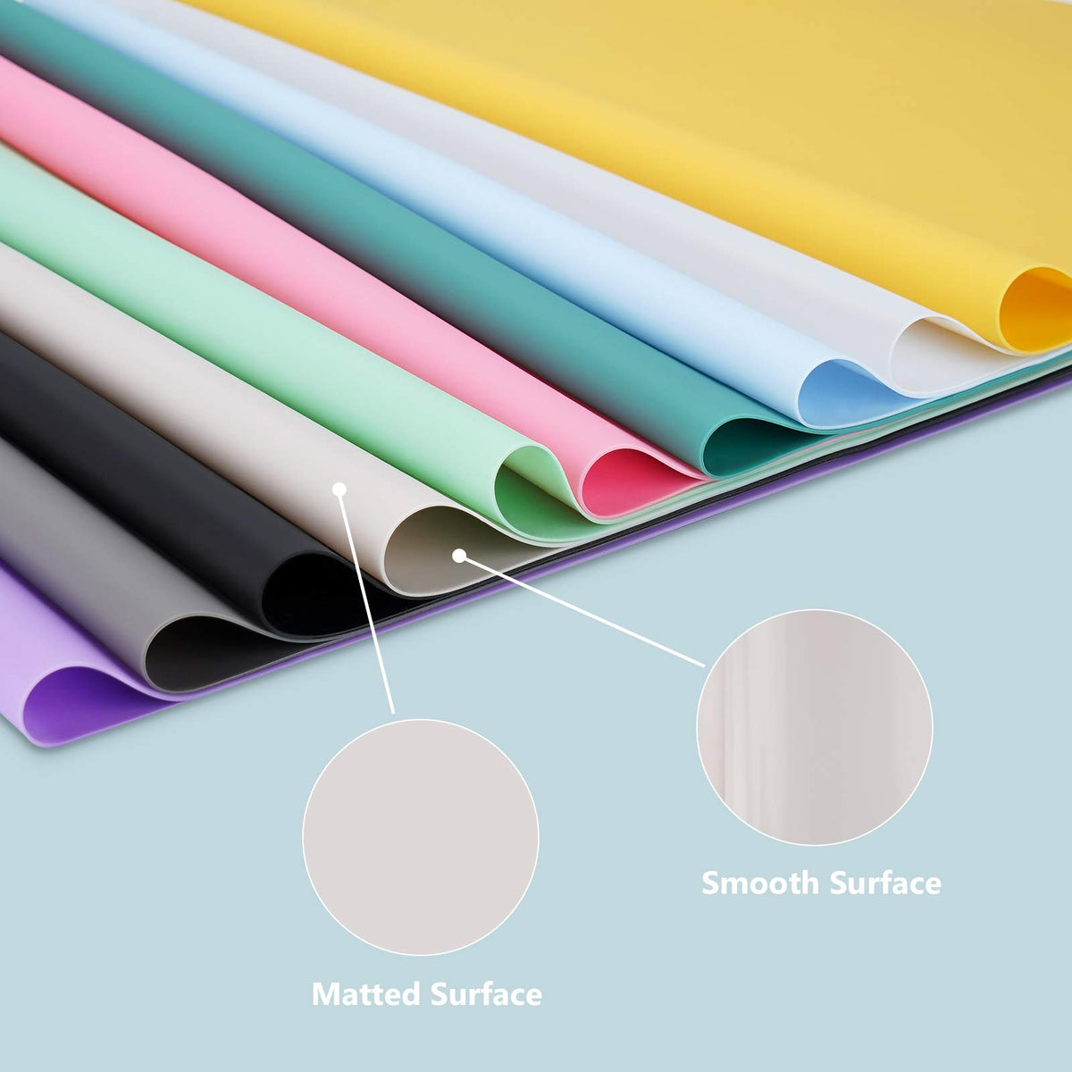 Gartful silicone mat demonstrates heat resistance near hot cookware.