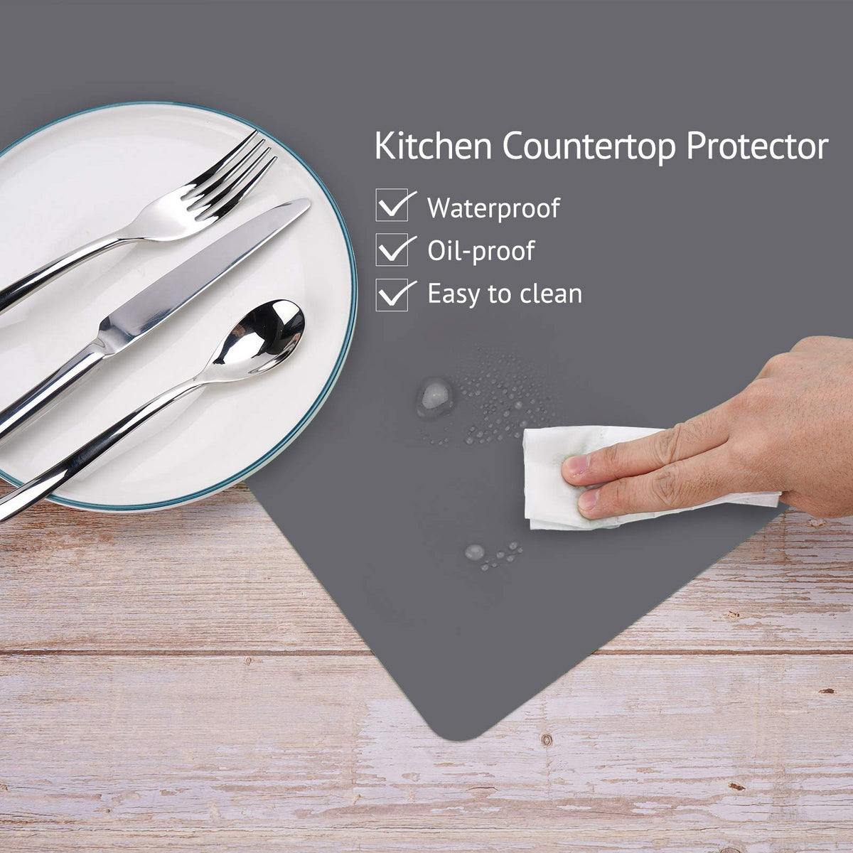 Gartful heat-resistant silicone mat endures high temperatures safely