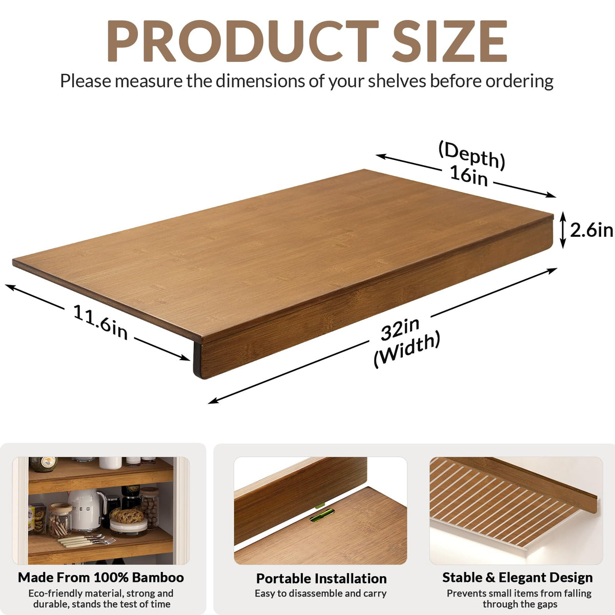 Gashell bamboo wire shelf cover snap-connection demonstrates tool-free, secure installation
