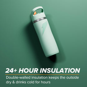 Gatorade Overtime bottle features 24+ hour insulation to keep drinks cold.