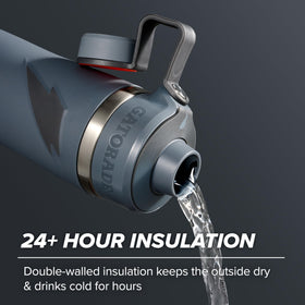 Gatorade Overtime double-wall insulation keeps drinks cold and hands dry.