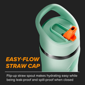 Gatorade Overtime bottle with Easy-Flow straw cap for quick sips.