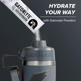 Gatorade Overtime bottle featuring an ID badge space for personalization