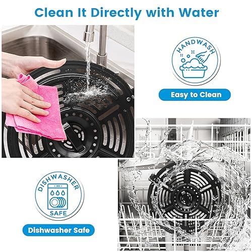 GCQ crisper plate handle on GCQ grill plate for easy lifts