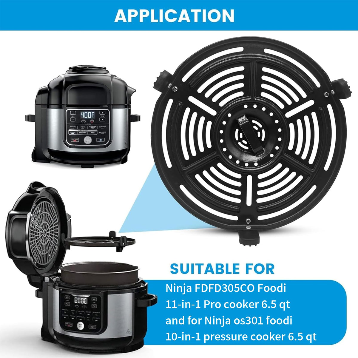 GCQ nonstick coating ensures effortless food release