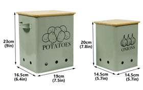 Gdfjiy vintage-style cans serving as decorative pantry organizers