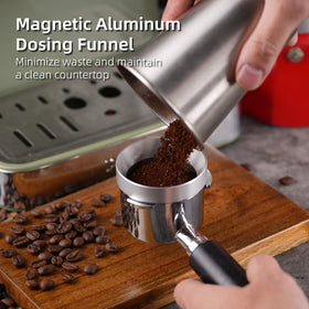 GdHaHSP complete kit on a counter enabling cafe-quality espresso at home