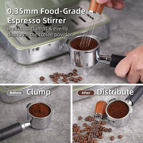 GdHaHSP magnetic dosing funnel 58mm guides grounds into the portafilter