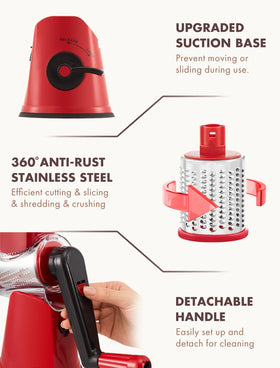 GDL detachable components for quick cleaning and assembly