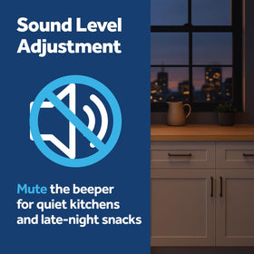 GE countertop microwave child lock adds family safety