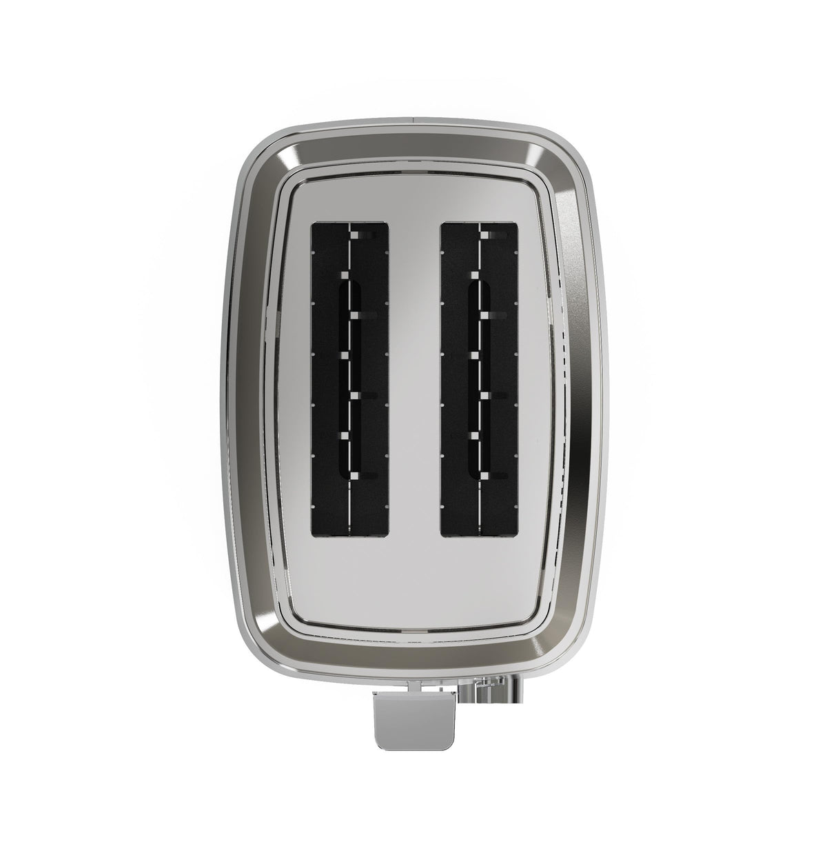 GE 2 Slice Toaster in white finish complements any countertop