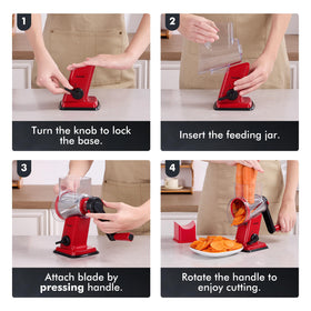 Geedel detachable parts are easy to clean and top-rack dishwasher safe.