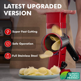 Geedel suction base keeps the grater steady during use.